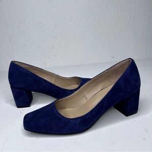 Naturalizer blue suede pumps